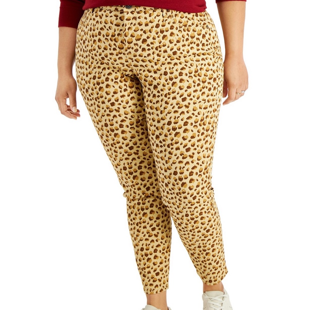 Style & Co.Plus Size Animal Print Skinny Jeans NWT